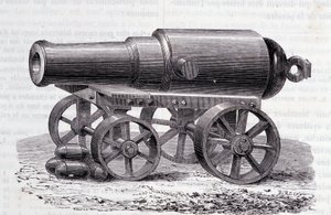 A Blakely rifle - The Blakely Canon at the London Expo (1862)