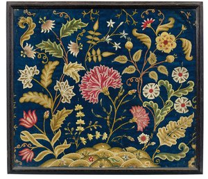A George II Embroidered Picture by Unknown