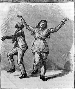 A couple of Shakers dancing