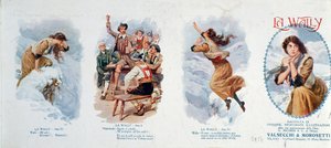 A Series of Vignettes Illustrating the Opera La Wally (Lithography) by Unknown artist