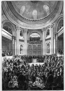 Academie Francaise: reception of Henri d