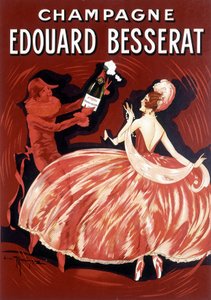 Advertising Poster for Champagne Edouard Besserat, Late 19th Century by Unknown Artist