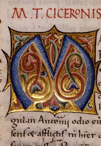 Alphabet: miniaturized letter M by Unknown artist
