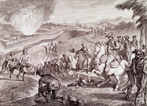 American Revolutionary War: Siege of Pensacola and victory of the Spanish army by Unknown artist