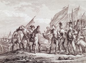 American Revolutionary War: Surrender of General Burgoyne in Saratoga by Unknown artist