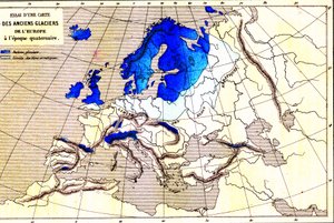 Ancient Glaciers of Europe, Quaternary Area by Unknown Artist