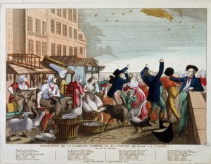 Appearance of the famous comet (1811) seen from the Quai de la Vallee in Paris - song on the air of La Gripette by Unknown artist