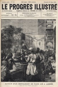 Around an open-air restaurant in Lahore, Pakistan - cover of 