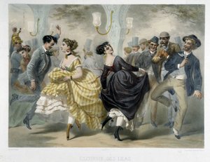 Ball at the Closerie des Lilas, circa 1860 by Unknown artist