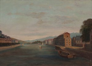 Banks of the Isère in Grenoble