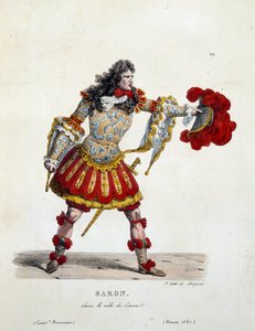 Baron costume in the role of Cinna in 1680 by Unknown artist