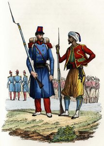 Battalion of the Foreign Legion formed and sent to Algeria in 1831; battalion of indigenous riders, formed and sent to Algeria in 1841. In 