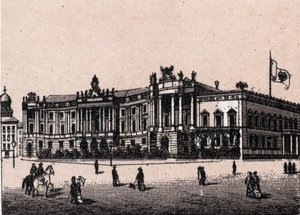Berlin, Germany: view of the Imperial Palace. in 