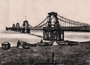 Brighton, England: view of Chain Pier. in 