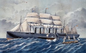 British Steamer Great Eastern by Unknown artist