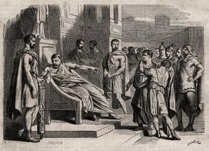 Brutus Condemning His Son to Death (engraving) by Unknown artist