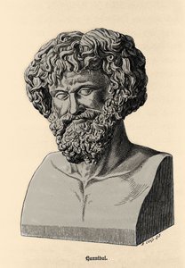 Bust of Hannibal or Annibal Barca (247 BC - 183 BC), Carthaginian general and statesman