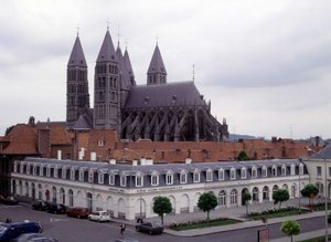 Cathedrale de Tournai, view from the outside