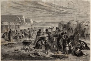 Cauda-yoli, the annual Turcoman religious feast by Unknown artist