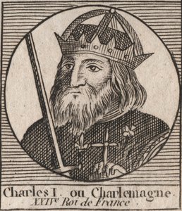 Charlemagne (Carolus Magnus, Charles the Great) (747-814) King of the Franks and Christian Emperor of the West - engraving from “Instruction sur l