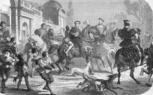 Charles V (1500-1558) at the court of Francis I (1494-1547) by Unknown artist