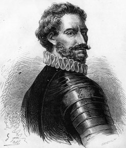 Portrait of Charles de Montpensier (1490-1527), Duke of Bourbon and Constable of France. Engraving of the 19th century by Unknown artist