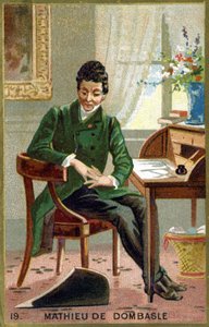 Portrait of Christophe Joseph Alexandre Mathieu de Dombasle by Unknown artist