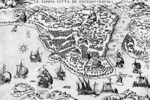 City of Constantinople, engraving