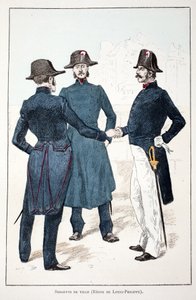 City sergeants, reign of Louis-Philippe I (illustration from 