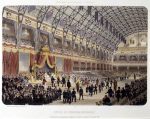 Closing of the Universal Exhibition and awarding of awards to exhibitors at the Palais de l