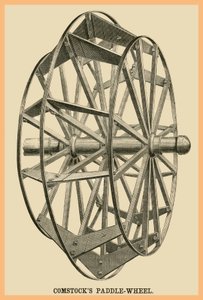 Comstocks Paddle Wheel by Unknown Artist