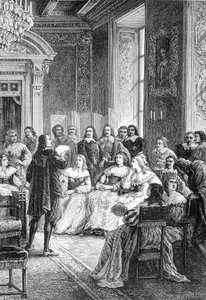 Corneille reading his tragedy of Polyeucte at the Hotel de Rambouillet - in 