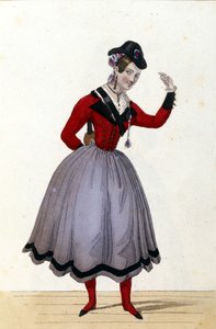 Costume for the comic opera “La fille du regiment” by Gaetano Donizetti by Unknown artist