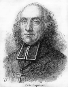 Count Denis de Frayssinous (1765-1841), French Prelate, Bishop of Hermopolis, Minister of Ecclesiastical Affairs and Public Instruction. Engraving from 1844 by Unknown artist