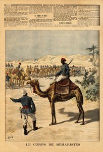 Creation of a special corps of Meharists for the French conquest of Sudan, in order to fight against the Tuareg by Unknown artist