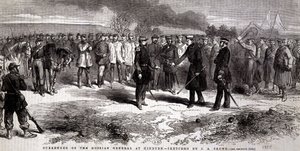 Crimean War: surrender of Russia