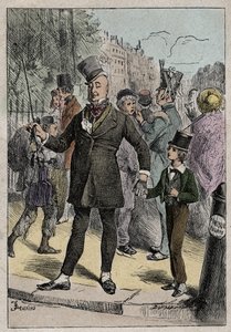 David Copperfield and Mr. Micawber, illustration from 