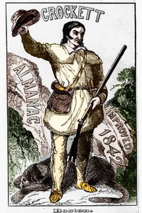 David Crockett (1786-1836), American pioneer - Almanac