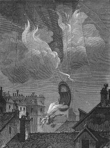 Death of Madame Blanchard (His Ball) by Unknown artist