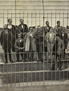 Defendants in Trial Against Giuseppe de Felice Giuffrida and Companions, Palermo, Italy by Unknown Artist