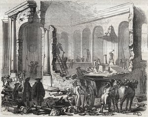 Demolition of the temple of Charenton in November 1685 after the Revocation of the Edict of Nantes, October 18 by Unknown artist