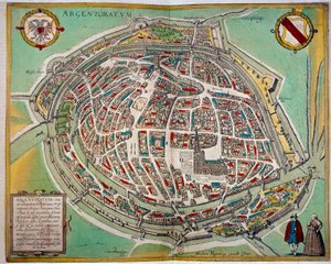 Detailed Map of the City of Strasbourg