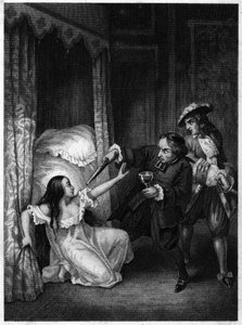 Diane de Joannis de Châteaublanc de Roussan, Marquise of Ganges (1635-1667) murdered by her two brothers-in-law, the abbot and the knight of Ganges by Unknown artist