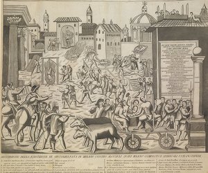 The Great Milan Plague of 1630. Around 1835 by Unknown