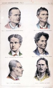 Different types of criminals represented in the study of criminology 