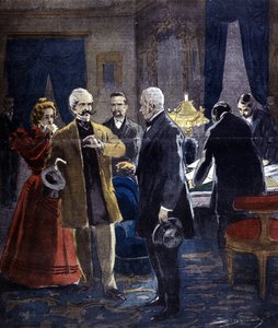 Dreyfus case. The arrest of Commander Esterhazy by Unknown artist