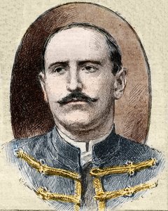 Dreyfus Case: Portrait of Alfred Dreyfus (1859-1935) After His Degradation During the Rennes Trial in 1899 by Unknown artist