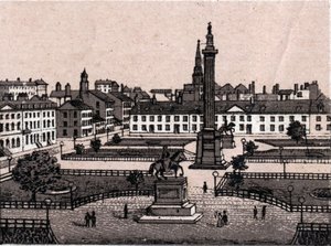 Edinburgh, Scotland: View of George Square in Edinburgh. in “The World Illustrates 168 Views” Undated (late 19th century) by Unknown artist