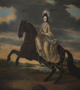 Portrait of Duchess Hedvig Sophia of Holstein-Gottorp (1681-1708), Queen of Sweden by Unknown artist
