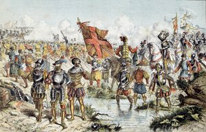 Eighth War of Religions (1585-1598): the battle of Ivry on 14/03/1590 by Unknown artist